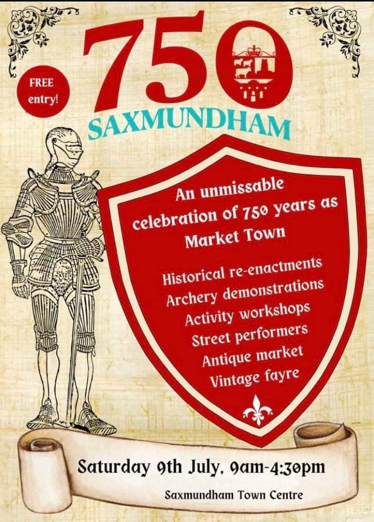 Saxmundham 750 coming soon!