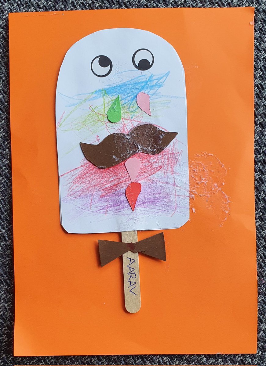 My 3 year old made this lame card for Father's Day, and it's the best thing ever. #FathersDay