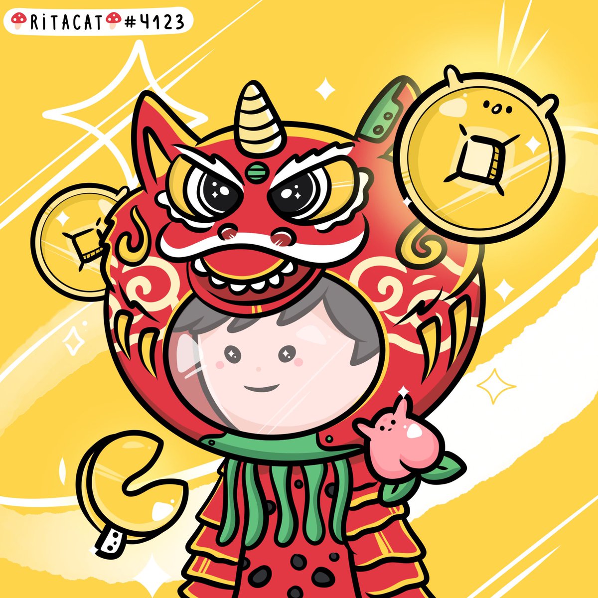 catmadecom's tweet photo. Hey guys, here my submission for @BubblyStory art contest!💛
Have a bubbly weekend everyone!!
#Bubblian #Bubblyart #NFTCommunity #nftart
🍄ritacat🍄#4123 https://t.co/914ts3TXjY