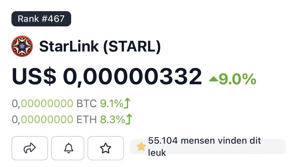 0xBackwards's tweet image. GM fellow $STARL holders 💫.
