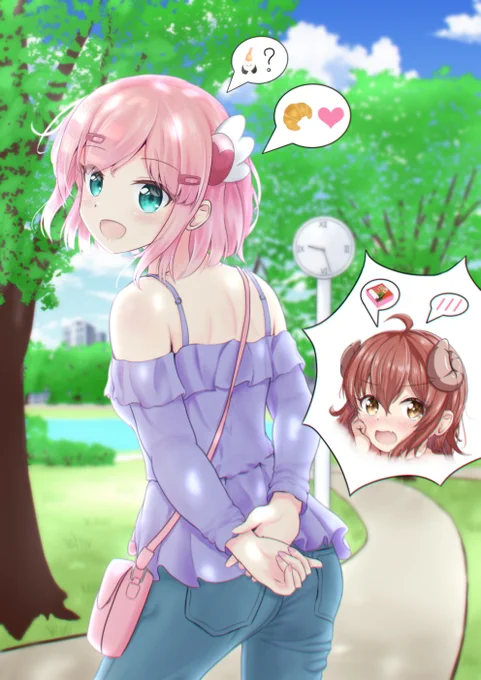 とデートにデレデレなさん#まちカドまぞく 