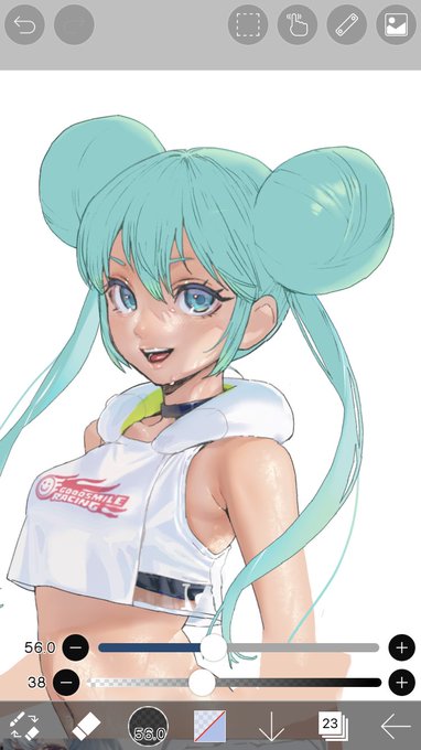 髪の塗りほんまわからん
もうこれでも良くね? 