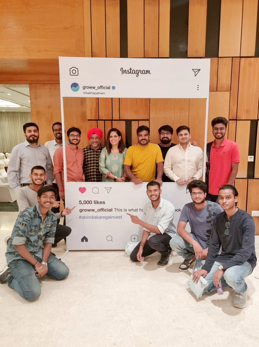 HussainD_H's tweet photo. Looking forward to attend more such events from @_groww. Attended Mrs. Namrata Arora's knowledgeable live session and it has given me more insights than a YouTube video on such topics. Thank you @_groww.
#groww #abindiakaregainvest #investing https://t.co/Wi1nOjAJhC