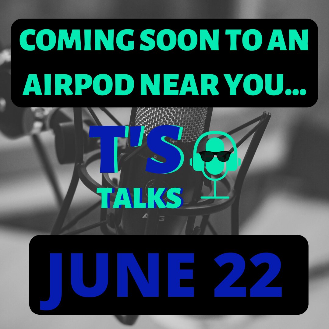 Tylers_Talks's tweet photo. Follow and tune in THIS Tuesday for the first of many...

T'S TALKS

#podcast #podcastlife #comedy https://t.co/owVYvzwXZ0
