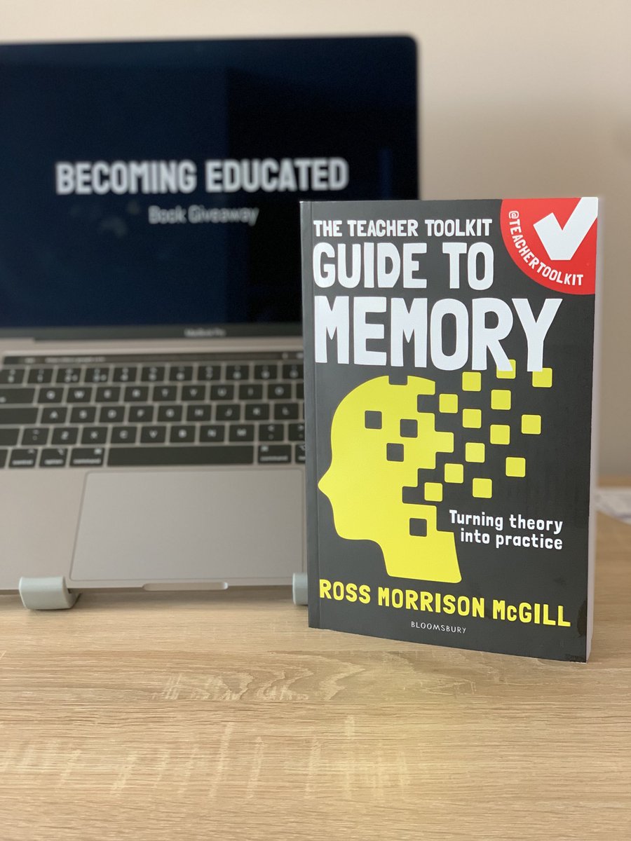 dnleslie's tweet image. In a few weeks I’ll be discussing #GuidetoMemory with ⁦@TeacherToolkit⁩ 

If you would like to win a copy of the book, all you need to do is retweet this message.

⁦@TeacherToolkit⁩ will pick a winner during recording

#becomingeducated 
#bookgiveaway