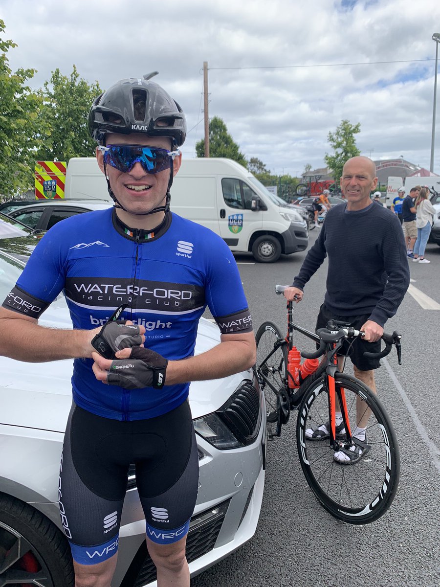 Maddock came in a few mins down on the leaders. His dad Frank has been a supporter and helper all week. Thanks Frank.