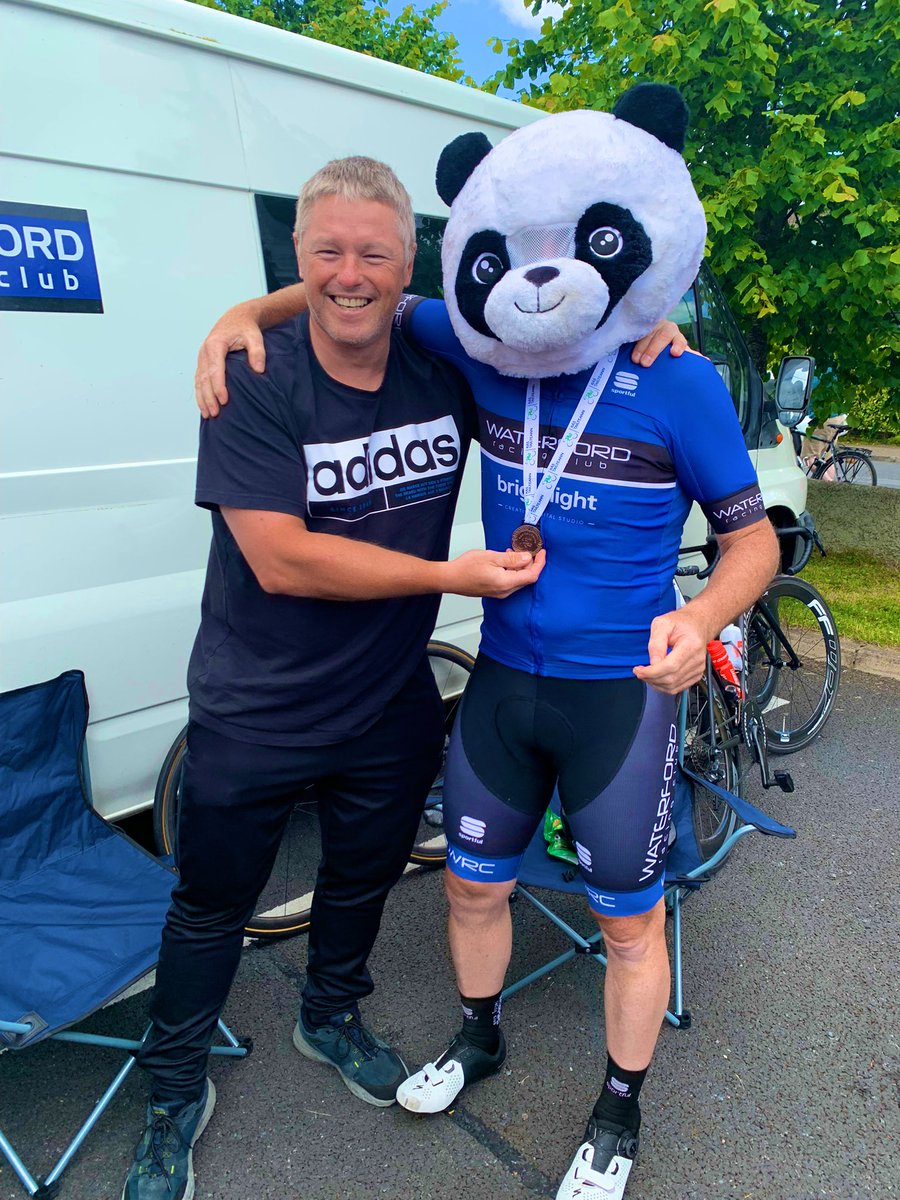 David O’Briens alter ego, the panda. Bear of the Ras.