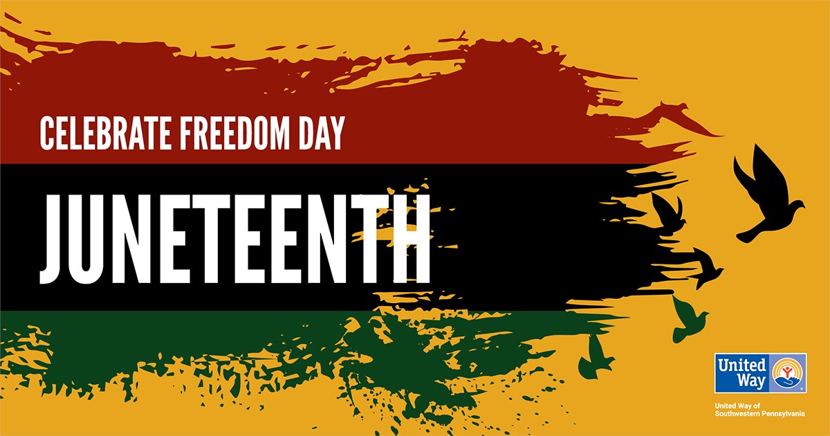 unitedwaySWPA's tweet photo. Today and every day, we are proud to stand in support of racial equity and justice in our region and around the world. #Juneteenth #ChangemakersUnite https://t.co/9QQK4vMYYu