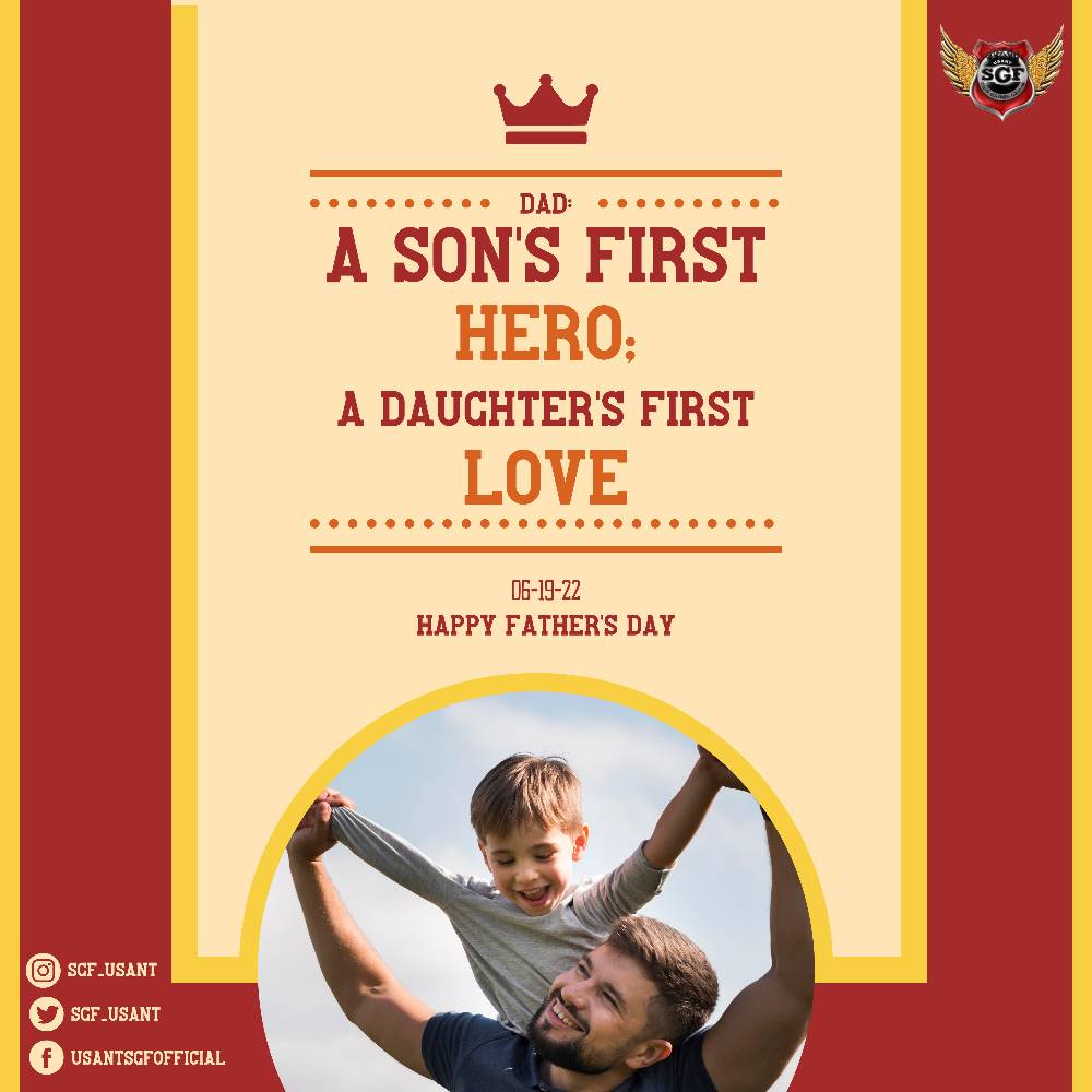 sgf_usant's tweet photo. HAPPY FATHER'S DAY!💕

On this day, we honor and celebrate the role of fathers and forefathers. To express our gratitude for their love and contribution to our lives. 🤗💘

Happy Father's Day to all the wonderful fathers and father figures around the world. https://t.co/JOcGxtCVbs