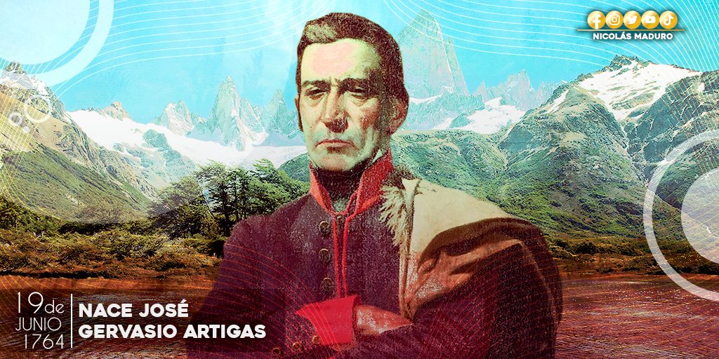Nos unimos al júbilo del pueblo uruguayo, que hoy celebra el natalicio de José Gervasio Artigas, quien cumplió un papel determinante en la Independencia de Uruguay. ¡Viva el Protector de los Pueblos Libres!