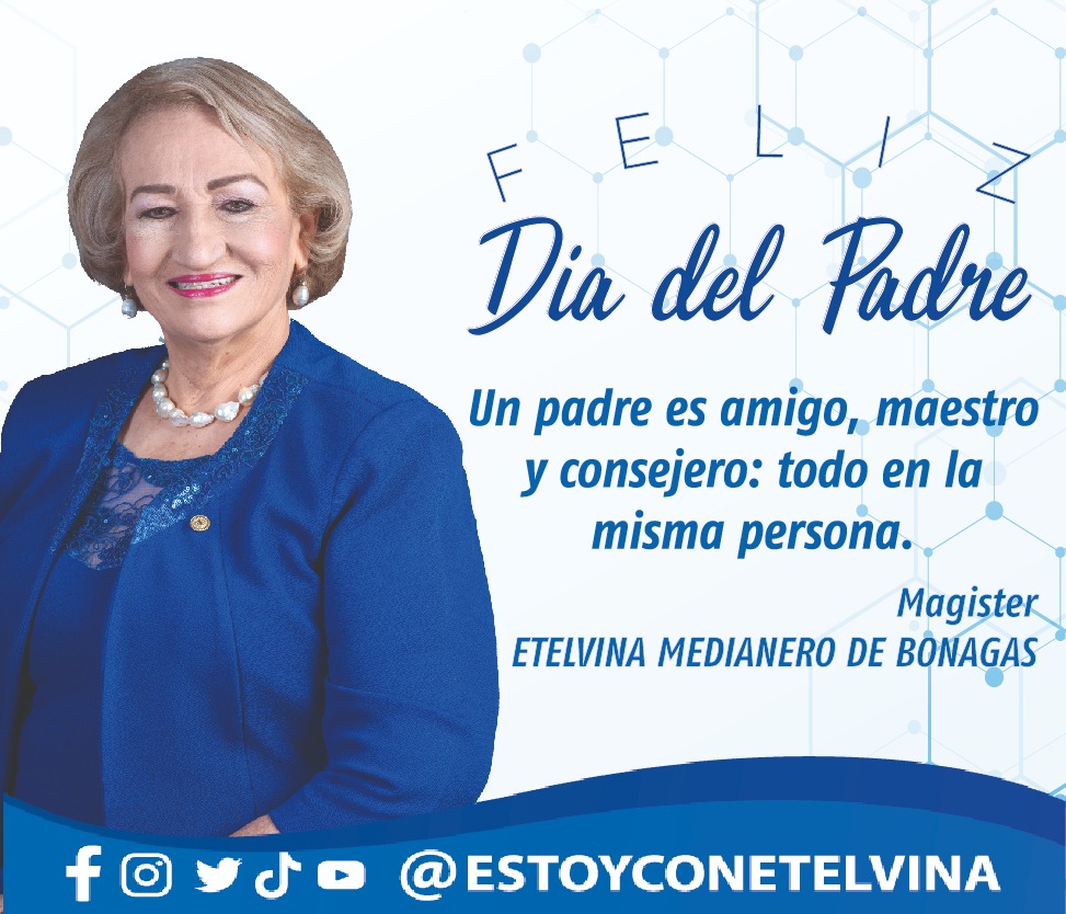 EstoycnEtelvina's tweet photo. @EstoyconEtelvina La Rectora Mgtr. Etelvina Medianero de Bonagas felicita a todos los Padres en su Día.
#EstoyconEtelvina https://t.co/z6XGtMXURm