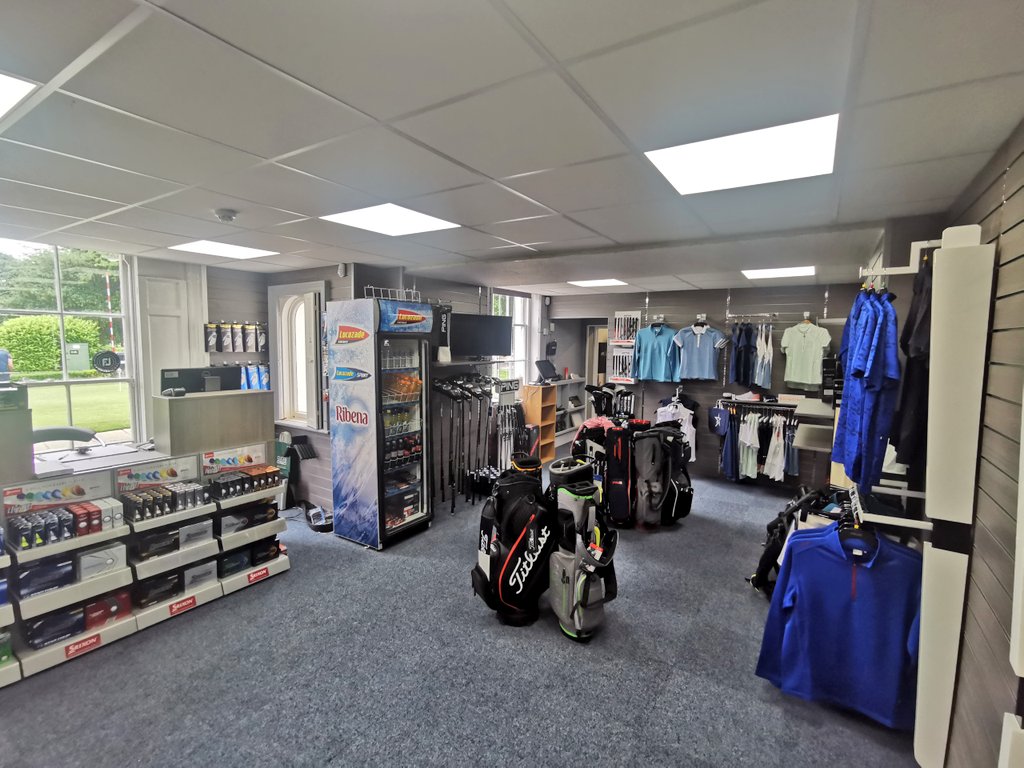 JCGolfPGA's tweet photo. Shop ready for the first day at @sgc_members tomorrow. Can't wait to get started, lots of new and exciting stock still to arrive! https://t.co/2Tk81dctp0