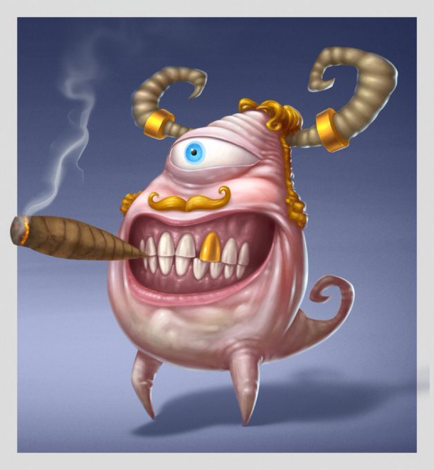 Baron - Royalty comes in round pink packages (Weirdelicious series #3) 
On <a href="/makersplaceco/">MakersPlace</a> 
makersplace.com/krippart/baron…