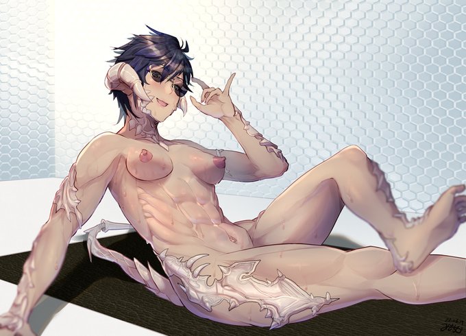 (R-18/NSFW)
Skeb納品しました～依頼者様のFF14のキャラです 顔が良すぎるのとスレンダー腹筋具合が理想すぎて一目惚れしました
ちょっと高画質版はしヴ→ https://t.co/50hU03Tyl3 