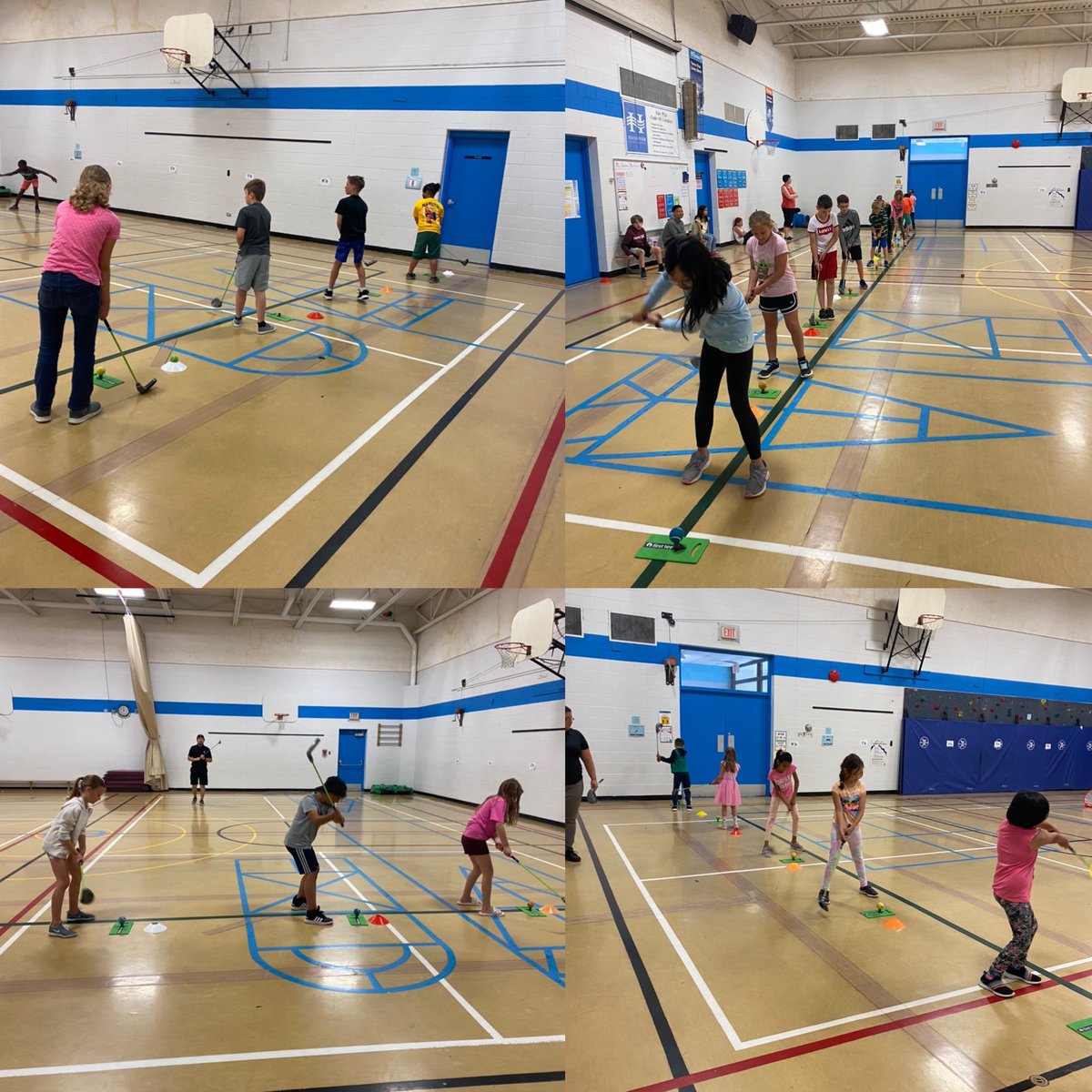 Thanks to Devin @GolfMb for the fantastic golf clinic he put on for our students! #seshsd #hsdlearns