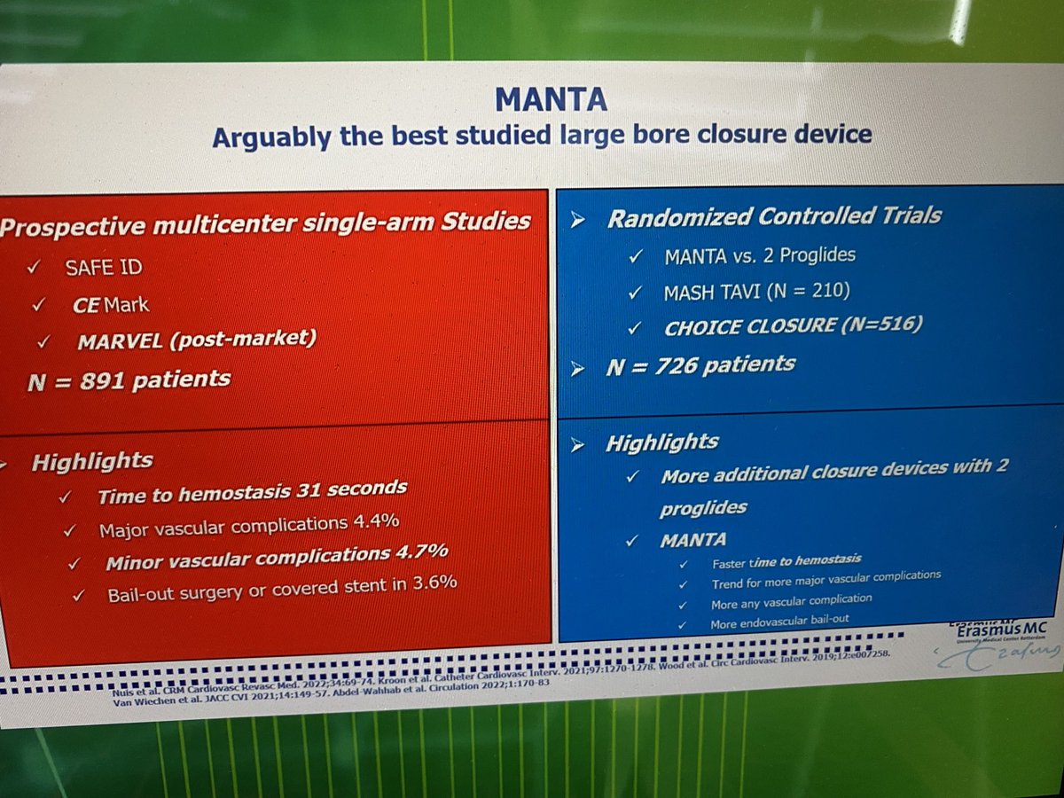 sabeedak1's tweet image. What does you center do for #tavi closure #manta #perclose 
👇Manta data
