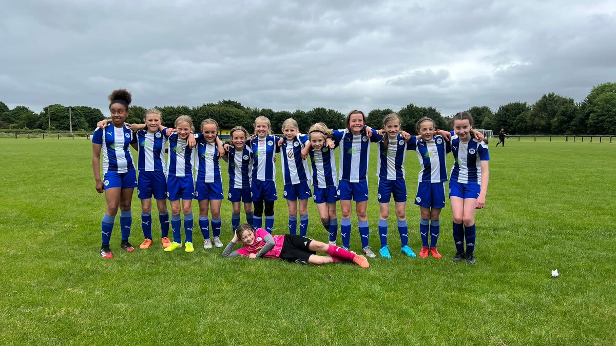 wigan_lfc's tweet photo. ๐ Well done to our U12s on winning the Bolton & Bury Youth League Cup final. From no team to winning the only trophy available in their age category, itโs been a brilliant first season. A fabulous group of girls, weโre all super proud!
๐An amazing achievement!
#walfc ๐๐ค https://t.co/gSWSjj5dBI