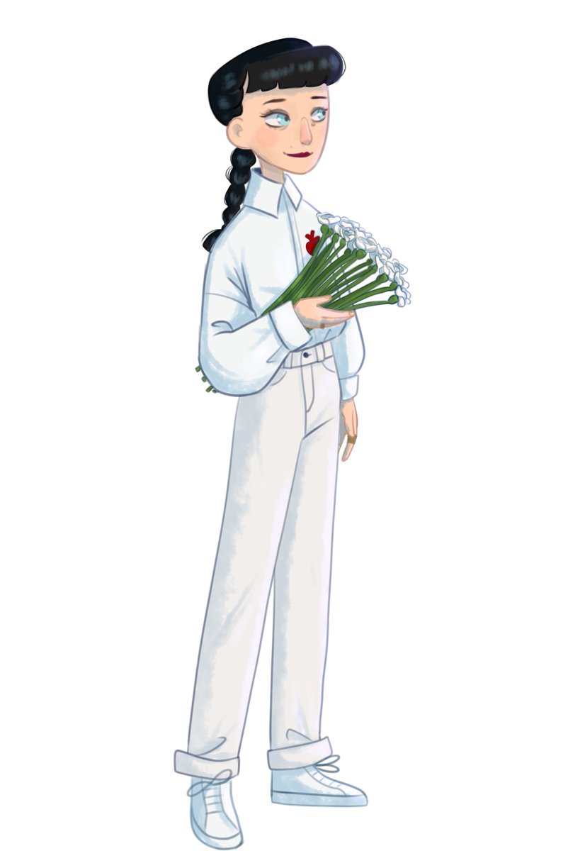 konstrakted's tweet photo. If you see this then BOUM you've been CARTOONSTRAKTED by this little Konstrakta holding flowers https://t.co/sZehbOBBQ5