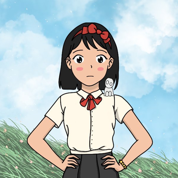 mikasa as ghibli girl