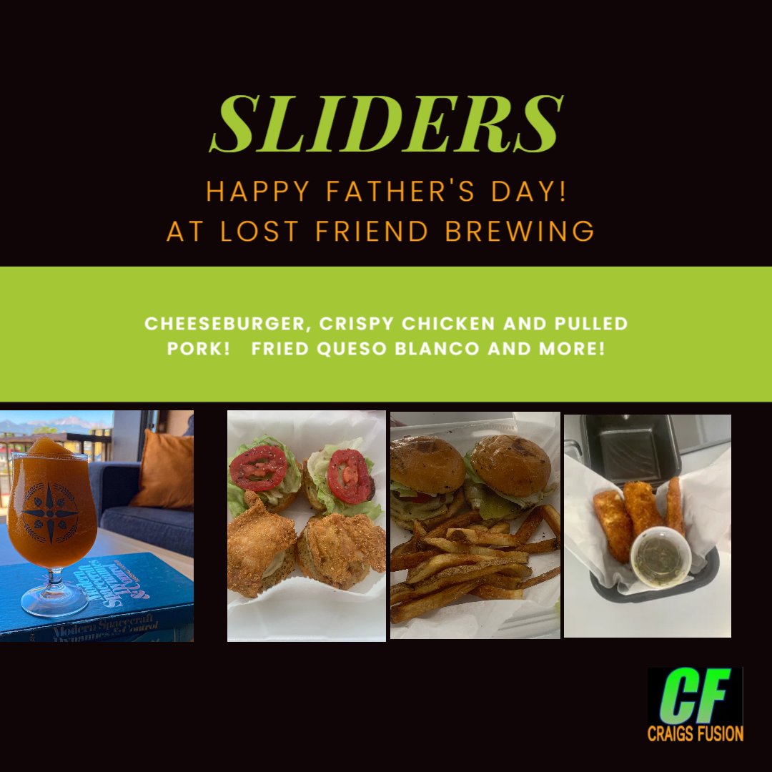 FusionCraigs's tweet photo. @lostfriendbrews today from Noon til 8!  Happy Father's Day! https://t.co/CGIprv56hs