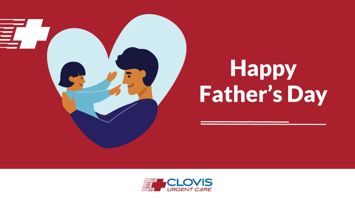 ClovisCare's tweet photo. We wish all fathers and fatherly figures of our community a day filled with love and joy.
...
#clovis #clovisurgentcare #fresno #fresnourgentcare #clovisca #fresnoca #healthcare #urgentcarenearme #walkinclinic #telehealth #telehealthprovider #onsitelabs #onsitexrays #healthcare https://t.co/Emc58EwAp8