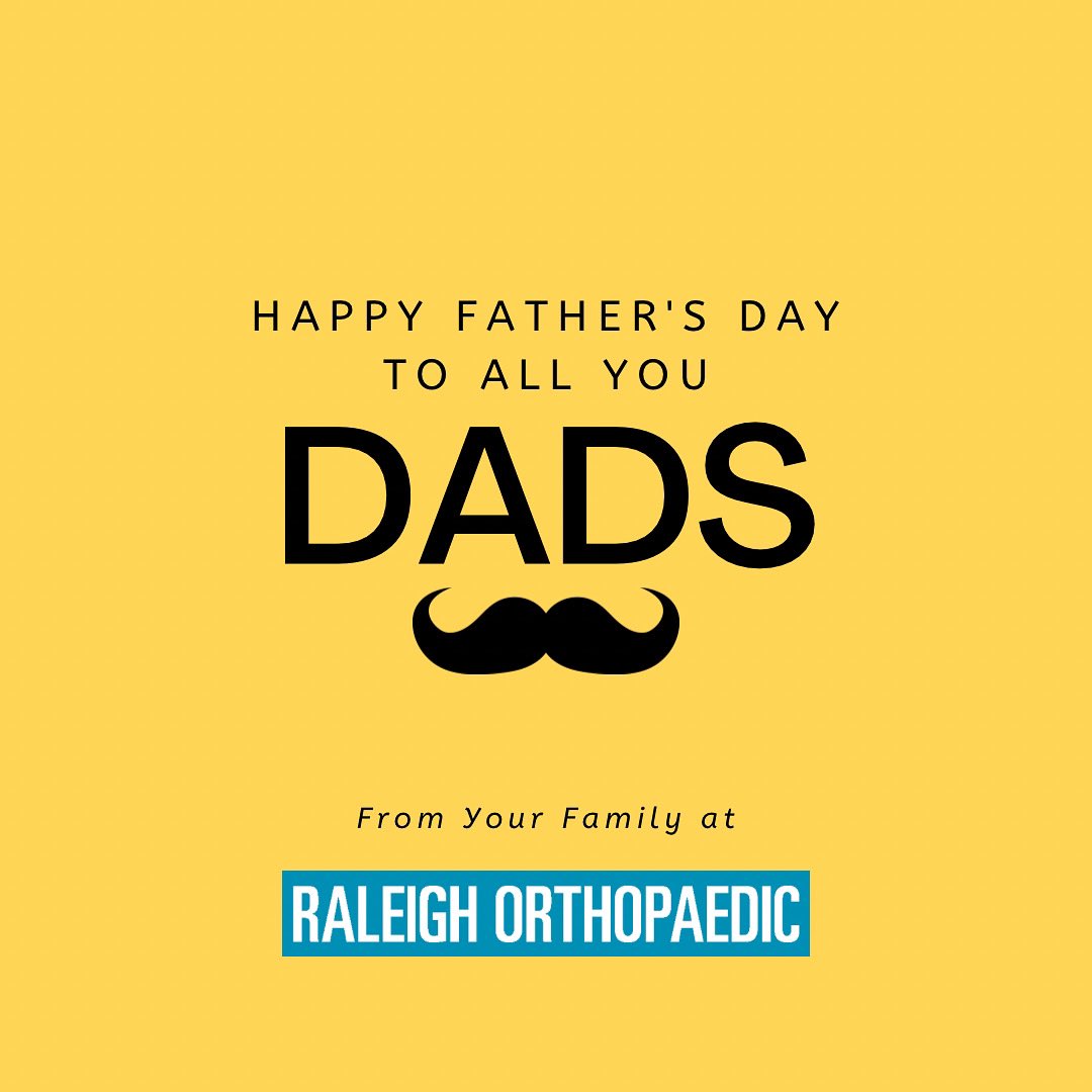 Not all heroes wear capes 💫
.
.
Happy Father’s Day to all the amazing dads out there, from your family at Raleigh Orthopaedic