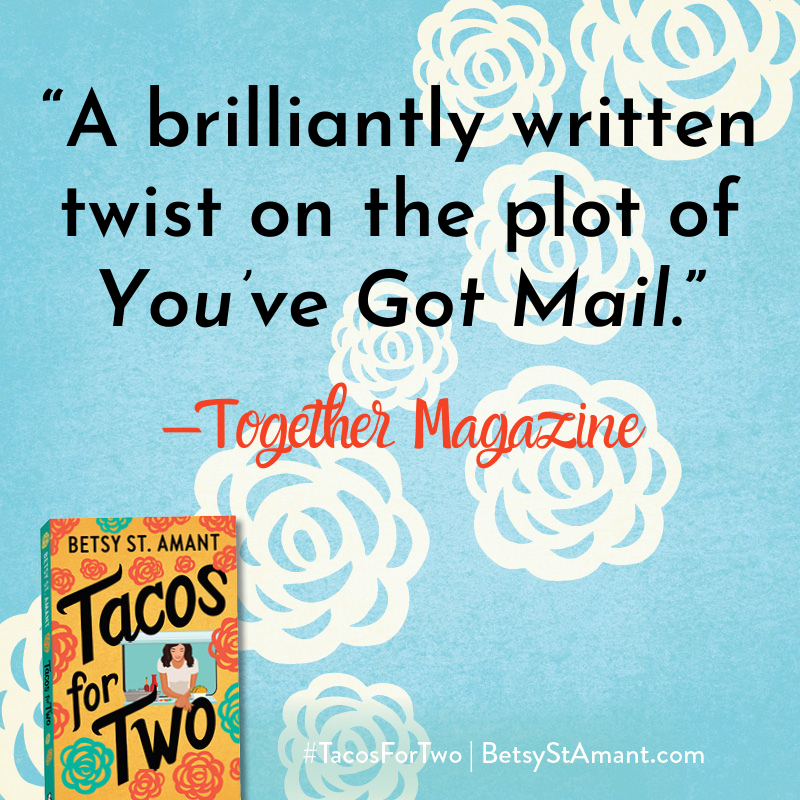 betsystamant's tweet photo. My all time favorite movie &amp; thankfully one my husband likes to watch with me <3 Have you read Tacos for Two yet? #foodtruckwars #mexicanfood #YouveGotMail #TacosForTwo #romcoms #romancenovels #cleanreads #addtocart #bookworms #booklovers #authorlife https://t.co/YvZEgMOC7G https://t.co/jW7wclOLoS