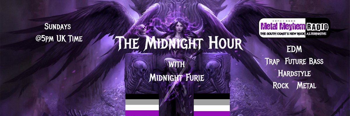 Midnight_Furie's tweet photo. #Furieans Starting today's #TheMidnightHour #RadioShow
#DigitalDusk
#Industrial #NewMusic #IndieRadio #Pride #Furielicious
@metalmeyhem
@ChatsongMusic @ITHERETWEETER1 @936Arrow @dorner_martina @fcr247 @twizmwhytepiece @ade_w17 @harrypetsanis @v65ify @Britton65Sam @Lolz1975Tilly https://t.co/F26b0DjBu7