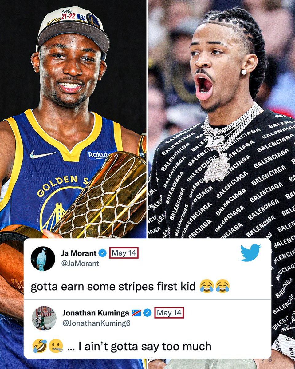 ESPNNBA's tweet photo. Has Kuminga earned his stripes after getting a ring? 👀 https://t.co/UPaW5aT01g