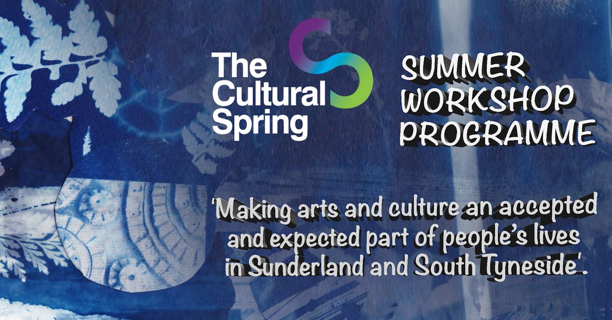Cultural_Spring's tweet image. Sunderland and South Tyneside!
We've been thrilled to see some of our upcoming #CreativeSummer workshops already filled up.
Lots of arts, music and craft workshops to get involved in and learn a new skill.
Find out more...
theculturalspring.org/whatson
#LetsCreate 
#CreateYourPlace