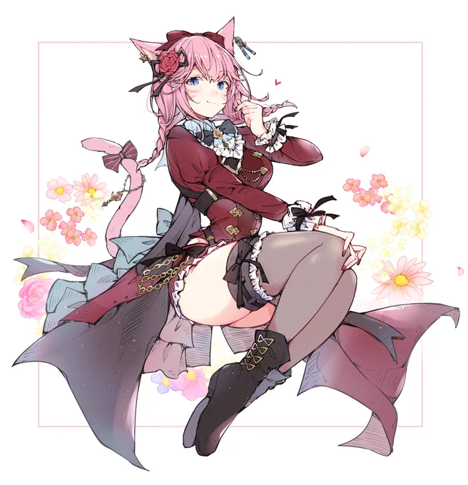 赤魔ミコッテ🐱🥀

#ミコッテ #赤魔道士 #FF14イラスト #FF14art #FF14 