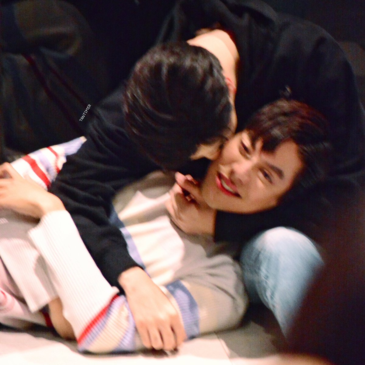 tantimer's tweet photo. 🤫🤫 🤐🤐

#TEeThanapon #TaeDarvid
#ทริอาชCharityxEP10 https://t.co/g6XGZOpC4C