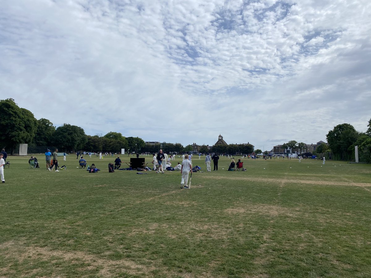 Was great to visit <a href="/TFT_Fields/">Trinity Fields Trust</a> this morning with <a href="/jackamayorcas/">Jack Mayorcas</a> &amp; see new secret well-being garden launching soon!

Fabulous to see all the amazing work they are doing to give opportunities to people across the community to play sport - at all levels. 🏏