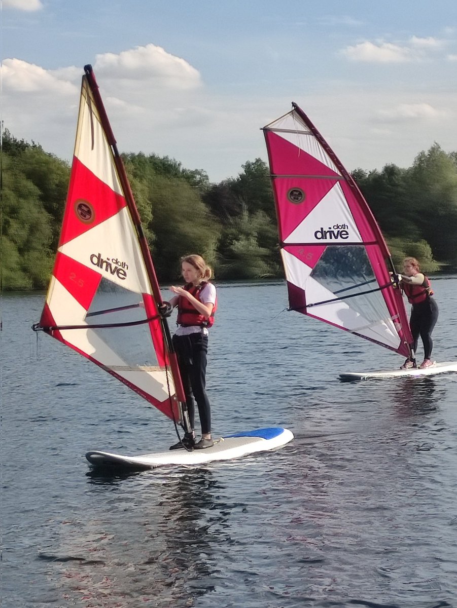 DirectorSixth's tweet photo. Sixth Form girls enjoying some windsurfing last week. https://t.co/UNbEhJULRP