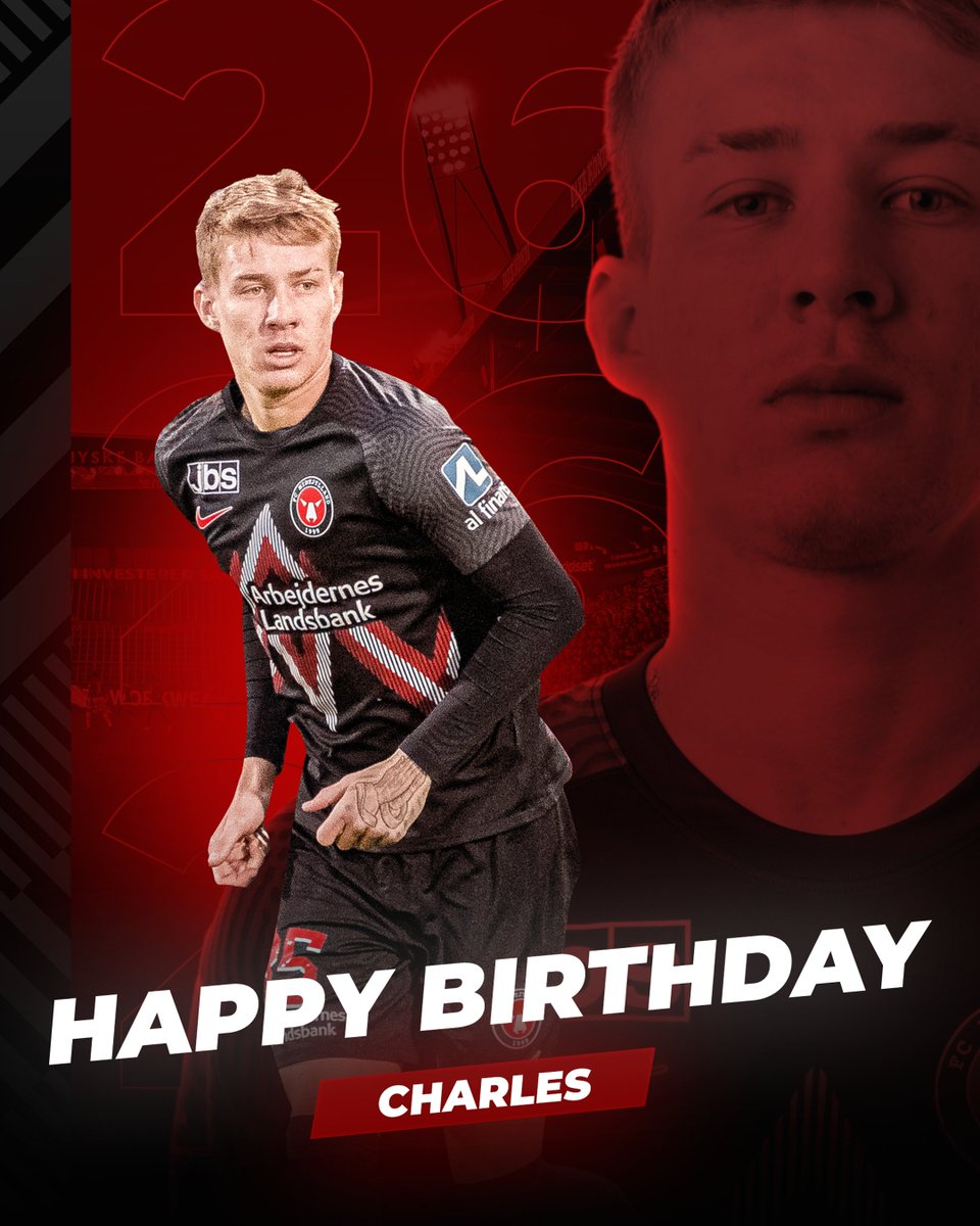 fcmidtjylland's tweet photo. Feliz aniversário @CharlesMatos35 🎉 https://t.co/52QQdZZRGq