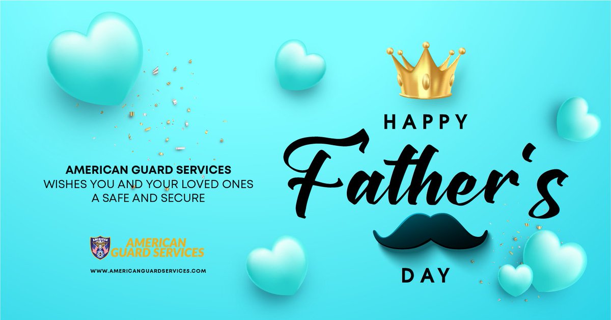American Guard Services wishes you and your loved ones a safe and secure Father’s Day!
#father #dad #papa #happyfathersday2022 #daddy #fathersday #fathersday2022 #daddysday #family #fatherandson #fatherson #fatherdaughter  #fathers #fatherday #besterpapa #TLTfathersday