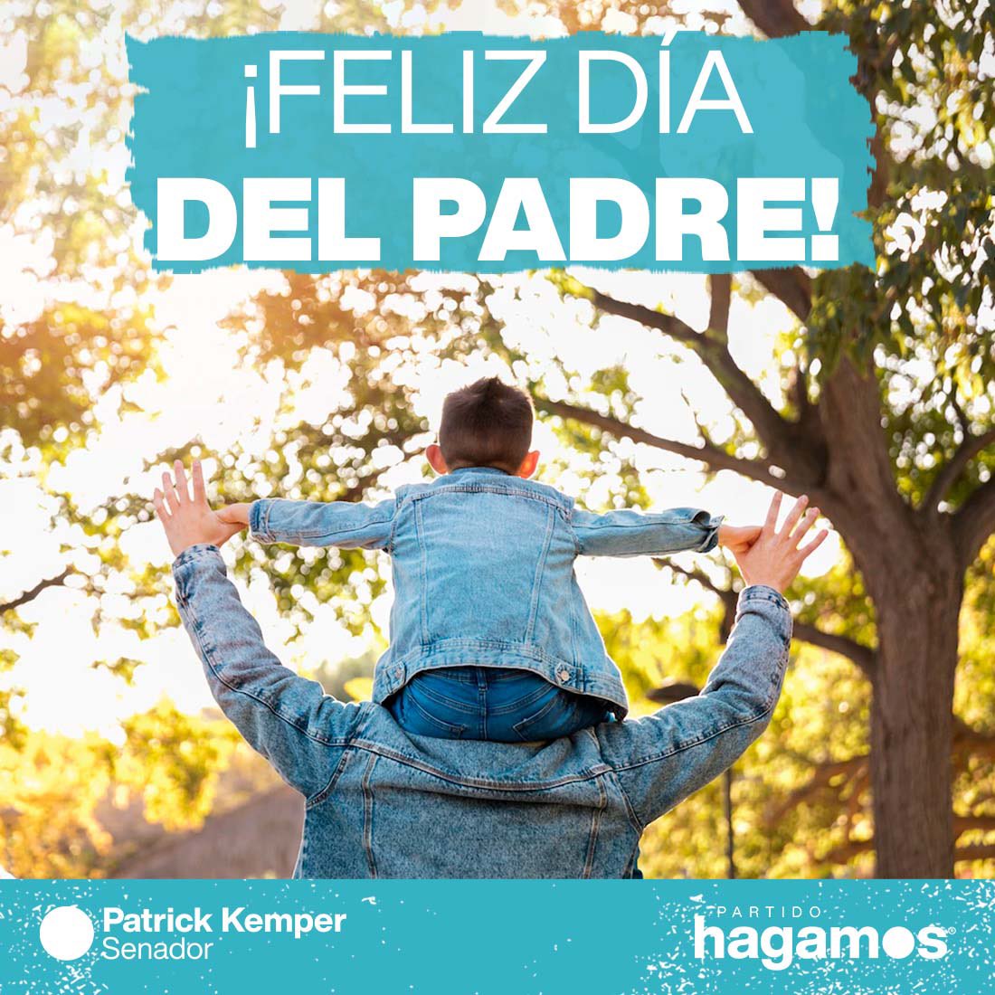 patrick_kemper's tweet photo. "Cuando un recién nacido aprieta con su pequeño puño, por primera vez, el dedo de su padre, lo tiene atrapado para siempre”
- Gabriel García Márquez
Feliz día del padre 👔✨
#DíadelPadre #Padre #Papá #Hagamos #HagamosPy ✌🏼🇵🇾 https://t.co/vjG9PvCmna