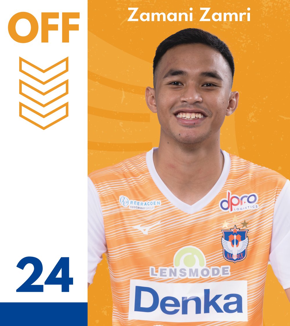 FCJurong's tweet photo. 🔄67' #Substitution
➡️ON : #Fairoz #ファイロス
⬅️OFF : #Zamani #ザマニ
🔸#albirex_s🔹 5-0 #HGFC
📺Live Streaming
https://t.co/DBnfxERBsl
#albirex #SPL
#アルビレックス新潟シンガポール https://t.co/uN3DomULZs