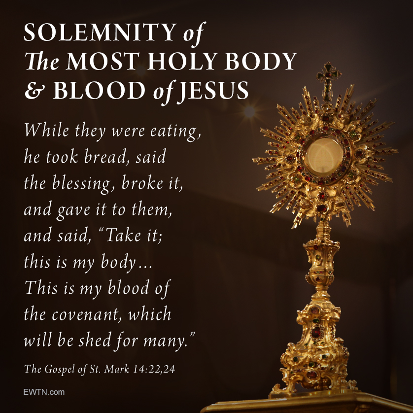 EWTN's tweet photo. TODAY is the Solemnity of the Sacred Heart of Jesus. Sweet Sacrament, we Thee adore! O make us love Thee more and more!
.
https://t.co/kGqRTzDImU

#EWTN #Catholic #Eucharist #RealPresence https://t.co/vlj2KC1RaR