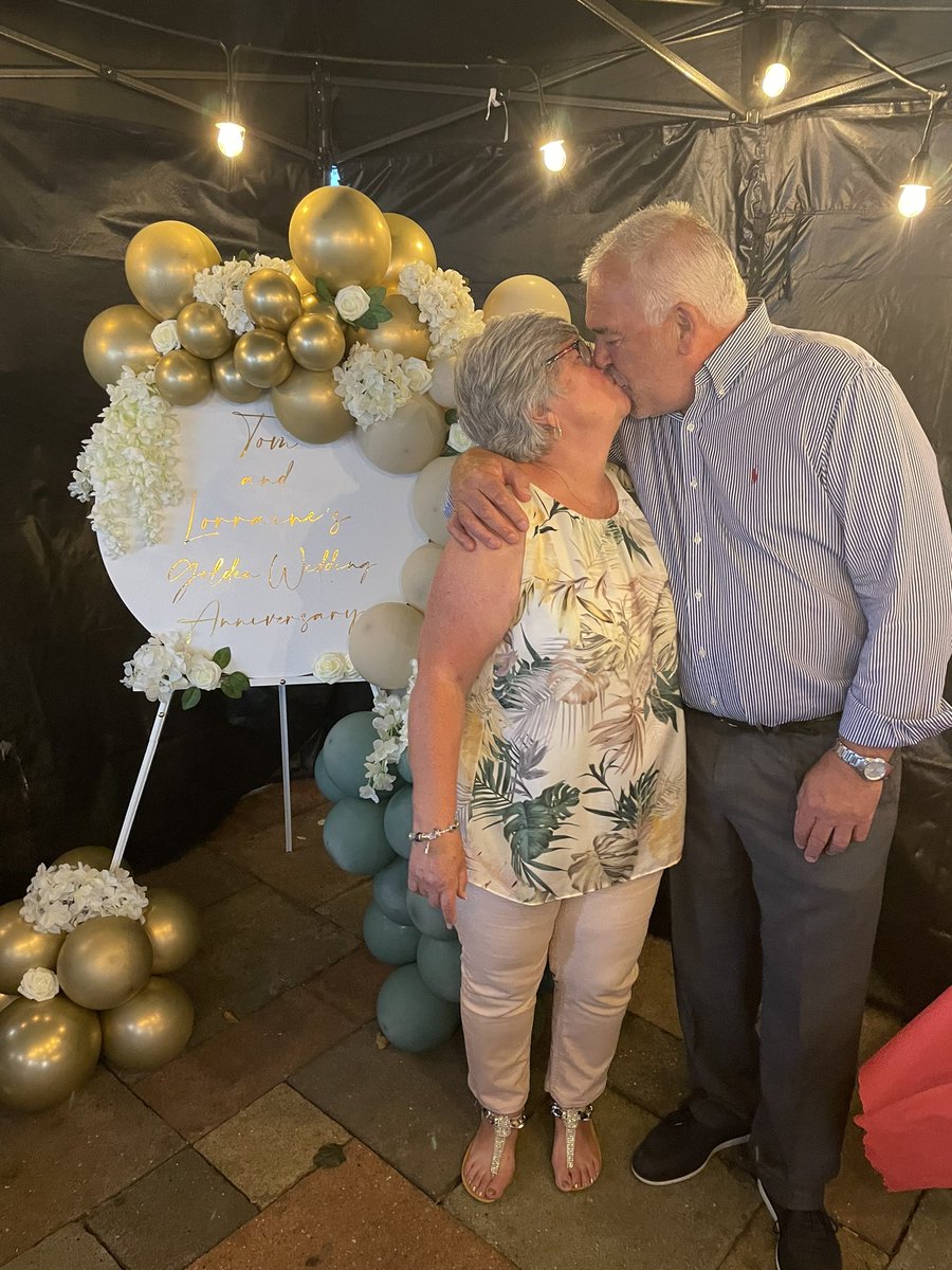 sidTHEparrot's tweet photo. Nannie & Grandad celebrated their 50th wedding anniversary yesterday π«Άπ»π₯π«Άπ» what a achievement 50 years of Love π #lovethem #goldenweddinganniversary #50yearsoflove #togetherforever #love #lovestory #truelove https://t.co/C8seajk70q