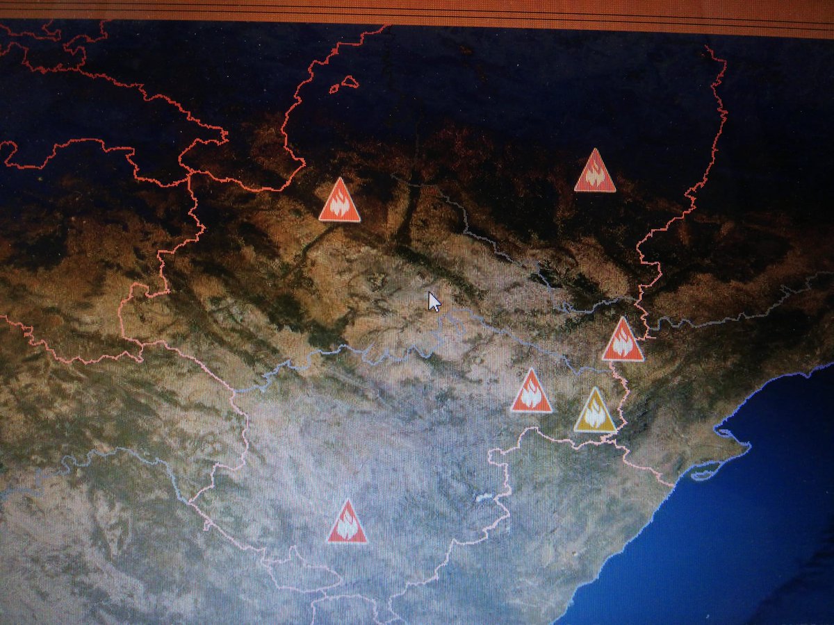 ccoo_sarga's tweet photo. [19/6 11:20]: Buenos días seguimos con 5 #IncendiosForestales en activo en Aragón, #if Nonaspe #ifBarbastro #ifPradilla de Ebro #ifCastelserás #ifTeruel
 Ánimo un día más a todo el dispositivo #INFOAR https://t.co/539xgTRCoD