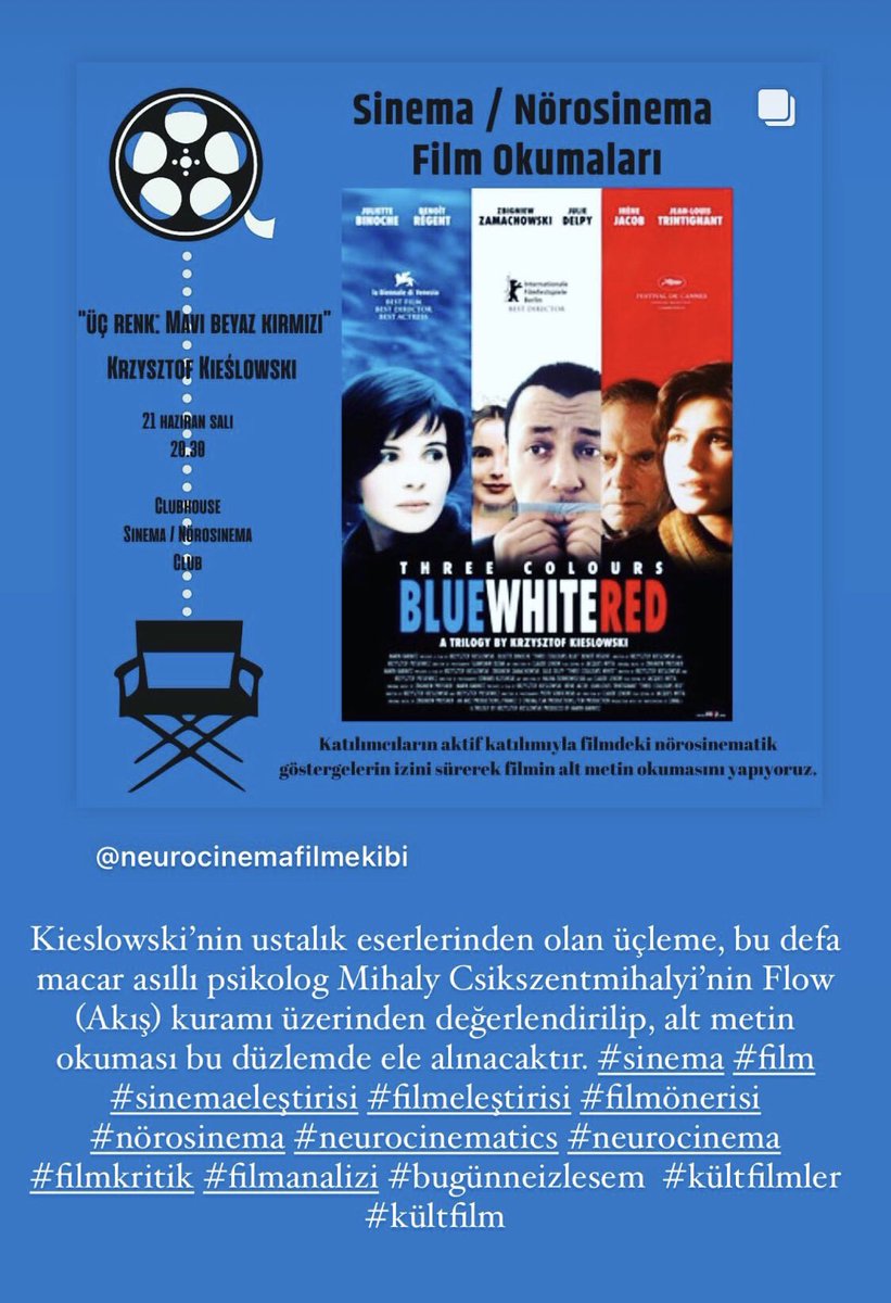 #clubhouse #nörosinema #neurocinema #filmanalizi #filmekibi #filmeleştirisi #altmetinokuması #kültfilm #filmokuması #kritik #filmönerisi