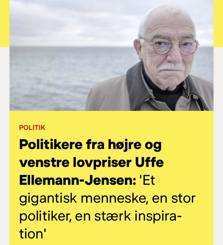kaarequist's tweet photo. En af de helt store. Og det fylder naturligvis meget i 21Søndag i aften. #uffe #ellemann #dkpol https://t.co/3uqDBczW30