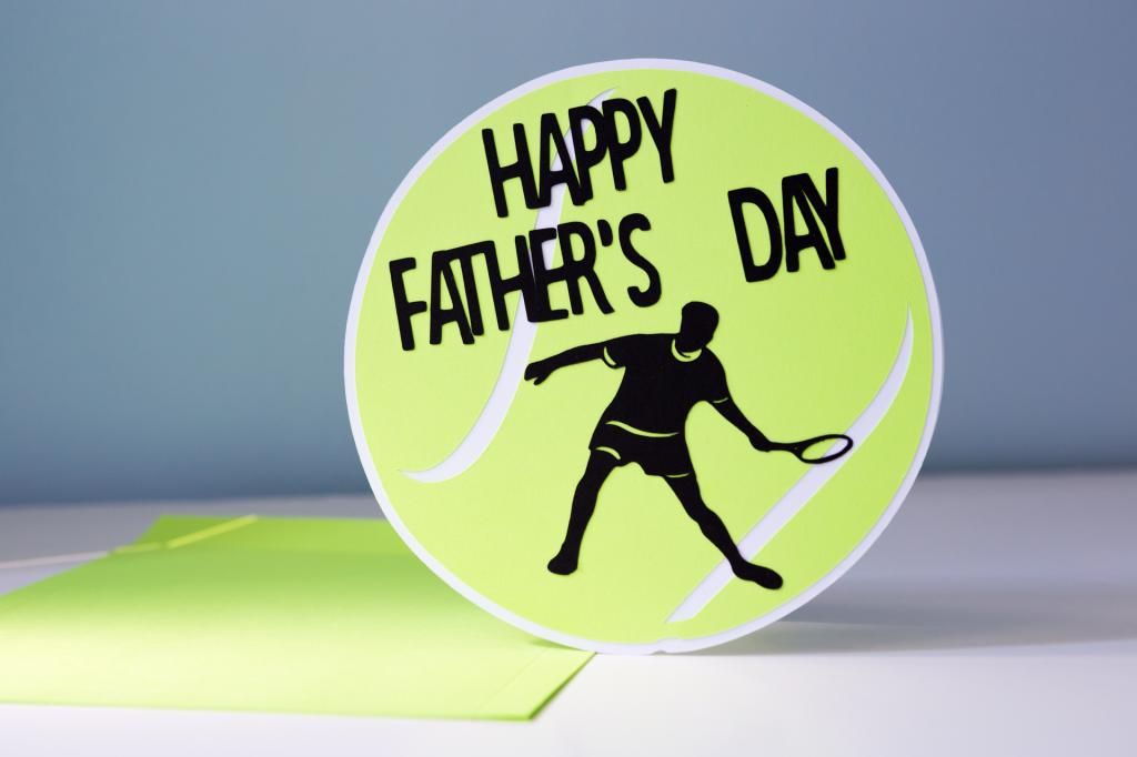 Happy Father's Day!  Perfect FD activity - take the kiddos to the tennis court!