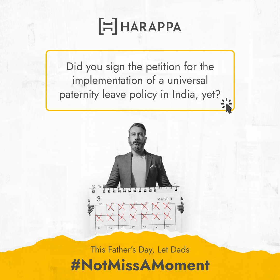 Sign the petition to make paternity leave policy a reality for Indian fathers.  
Click here to sign the petition now: lnkd.in/d86Pshtf  

This Father’s Day, Let Dads #NotMissAMoment
#happyfathersday2022 #happyfathersday #dads #dadsday #Trending #FathersDay #FathersDay2022