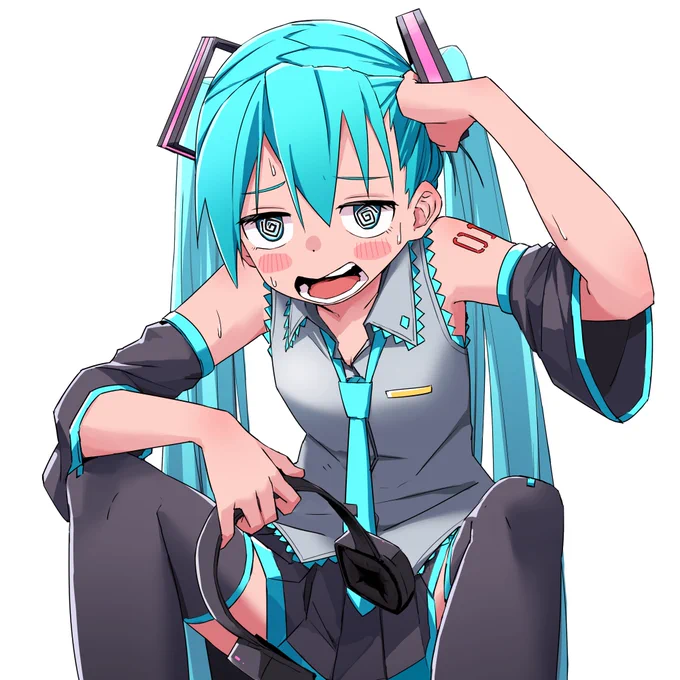 蒸れる～～ 