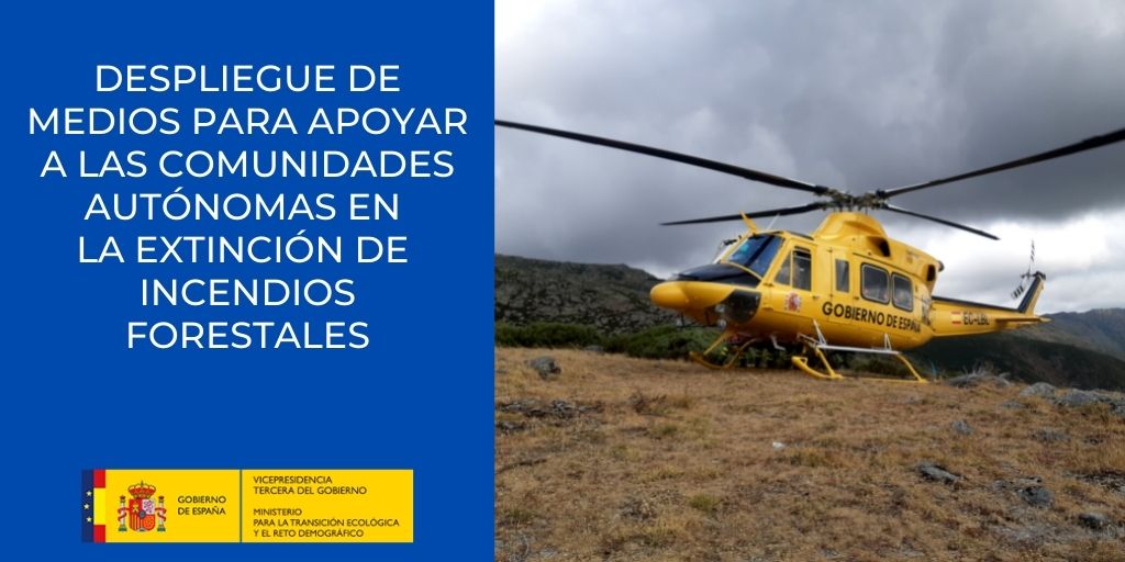 mitecogob's tweet photo. 🔥Los medios de @mitecogob colaboran con las CCAA contra el fuego en el #IFRiofriodeAliste, #ArtesadeSegre, #IFGosol, #IFLosarcos, #IFGuirguillano, #IFLeoz y #IFSanmartindeUnx 

Hay: 
👩‍🚒5⃣ #BRIF
✈️6⃣ Anfibios
✈️4⃣ Anfibios de alta capacidad
🛩️3⃣ ACO
🚁1⃣ Helicóptero

📸
@AT_Brif https://t.co/hoXp9QTaVk