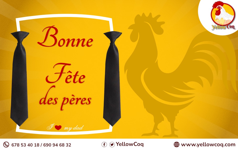 YellowCoq's tweet photo. Bonne fête à tout nos papas🎊🎉☄ https://t.co/X933utcTy4