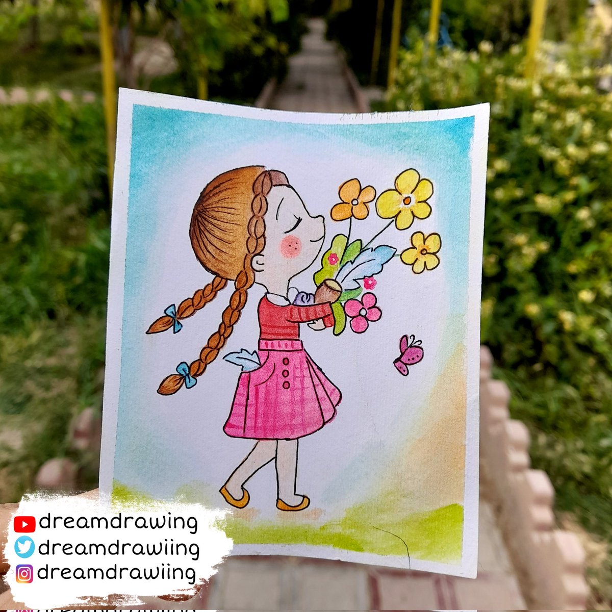 dreamdrawiing's tweet photo. Watercolor painting of a girl with a bouquet

Click here to watch  : 
https://t.co/fcPoCd1TfL

#watercolor #art #drawing #draw #watercolorpainting #girldrawing https://t.co/rbYvNQthwY