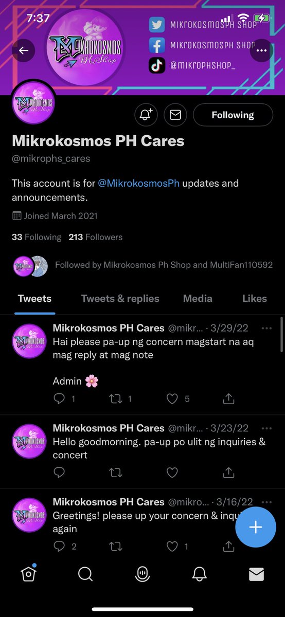 2Jeons_BNS's tweet photo. Hi! Exposing @MikrokosmosPh and @mikrophs_cares sorry I did my best to extend my patience pero this is too much na po. I won’t delete this and keep retweeting until I get my order and my friend’s order from you. Sharing is caring pa retweet po friends. https://t.co/dYiZ2cCldN